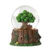 Enesco Снежный шар Disney Showcase Винни-Пух 100-летие 6018973, Коллекционный стеклянный шар с водой и блестками, Подарок для декора дома