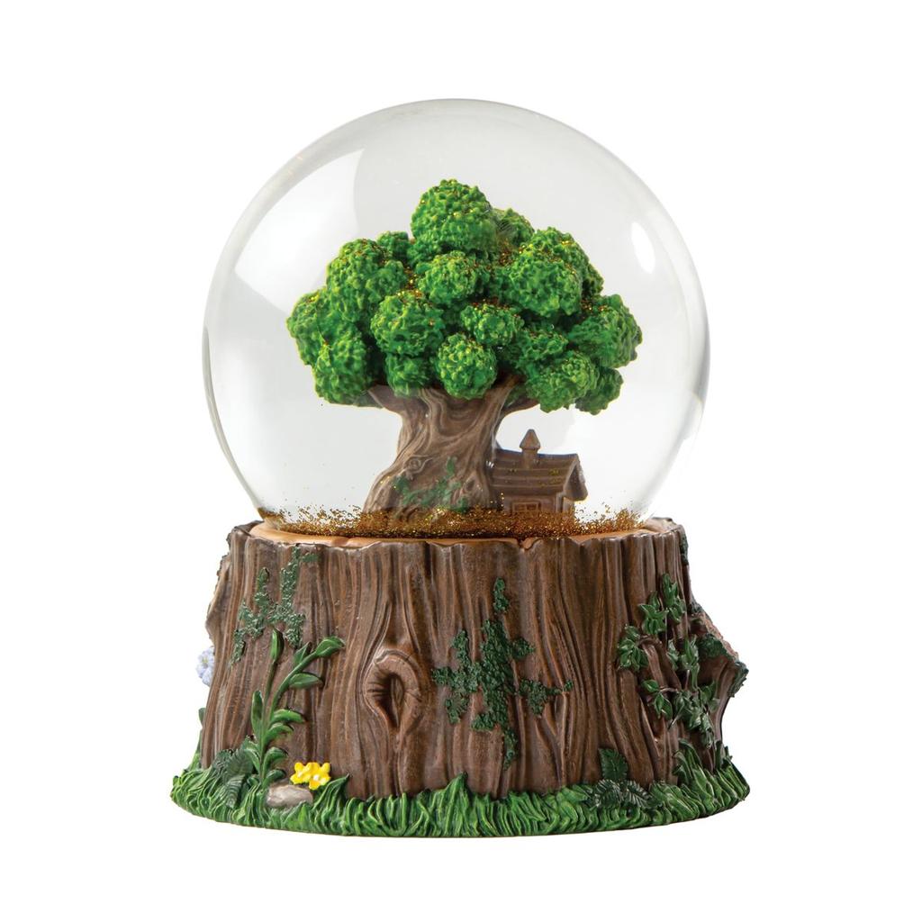 Enesco Снежный шар Disney Showcase Винни-Пух 100-летие 6018973, Коллекционный стеклянный шар с водой и блестками, Подарок для декора дома