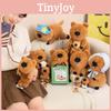 Keychain Capybara Cartoon Plush Dolls Pendant Childrens Toys Gifts Birthday