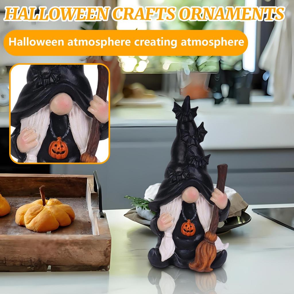 Хэллоуин Призрак/ Тыква Волшебник/ Гном Эльф/ Настольная смоляная декорация для дома Украшения Вечеринка