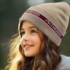 Шапка зимняя японская жаккардовая шерстяная шапка женская большая теплая холодная шапка универсальная вязаная шапка мужская шапка протектор ушей