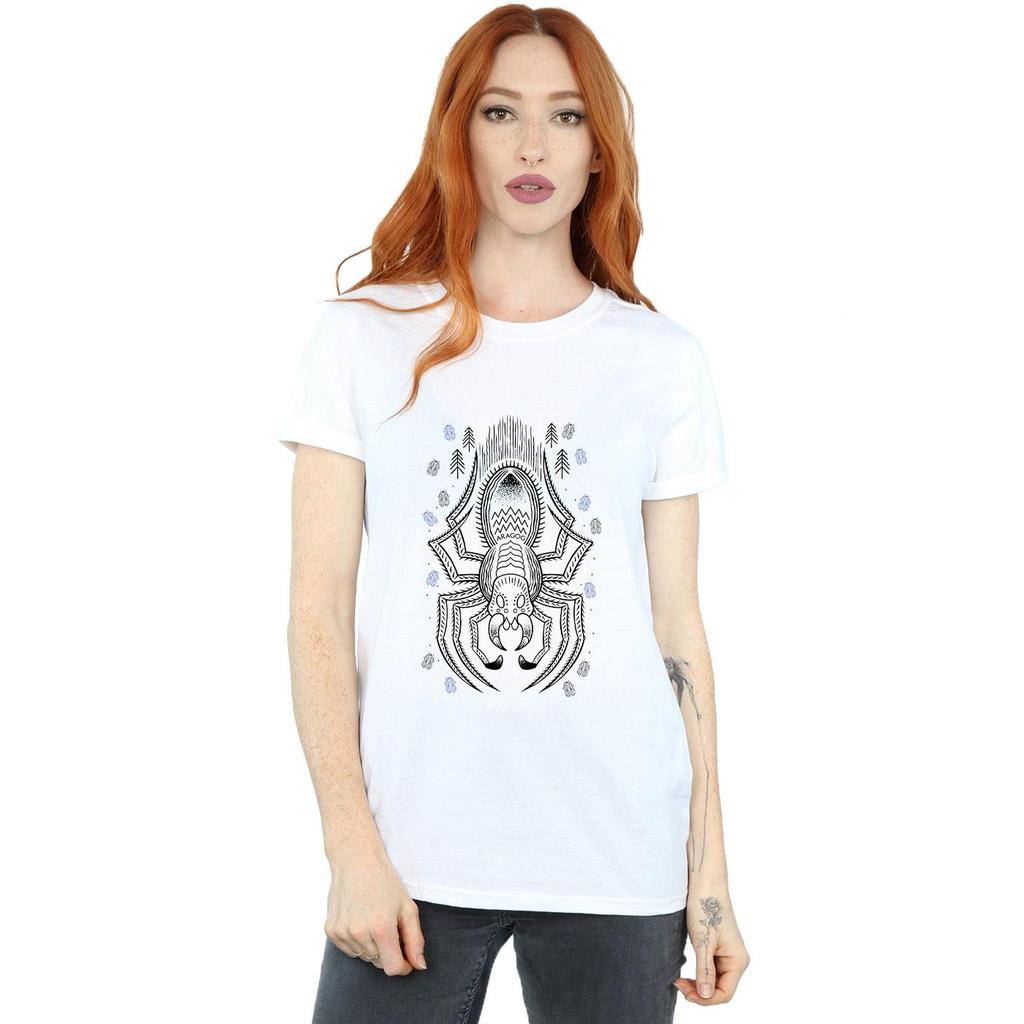 Harry Potter Womens/Ladies Aragog Line Art Cotton Boyfriend T-Shirt