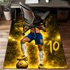 Lucky Football Neymar Journey Rug Game Carpet, Floor Mat for Bedroom Living Room Entryway Rug, Home Decor Idea Gift for Christmas birthday