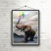 DIY Elephant 5D Diamond Painting Full Round Drill Animal Diamond Embroidery Cross Stitch Kits Wall Art Home Decor Drop&shiping