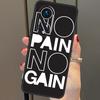 No Pain No Gain Gym Case For Honor X8a X9a X7a X6a X7 X8 X9 X9b X8b Honor 90 70 50 10 Lite Magic 6 5 Pro Cover