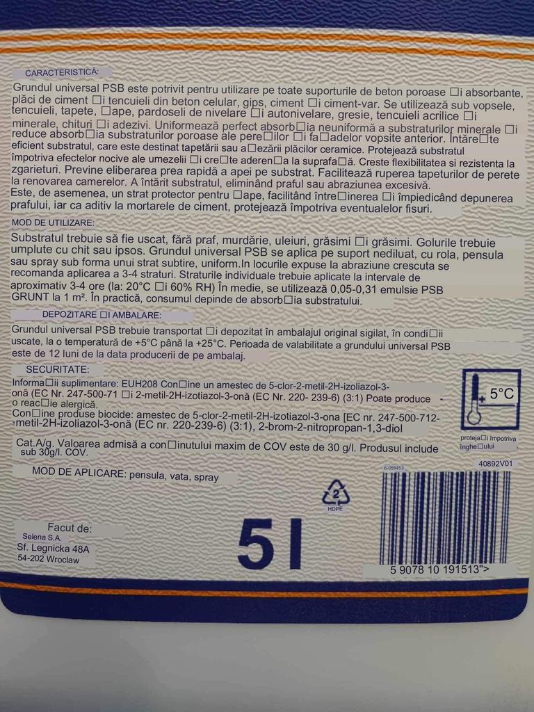 Deep penetrating primer PSB 5l