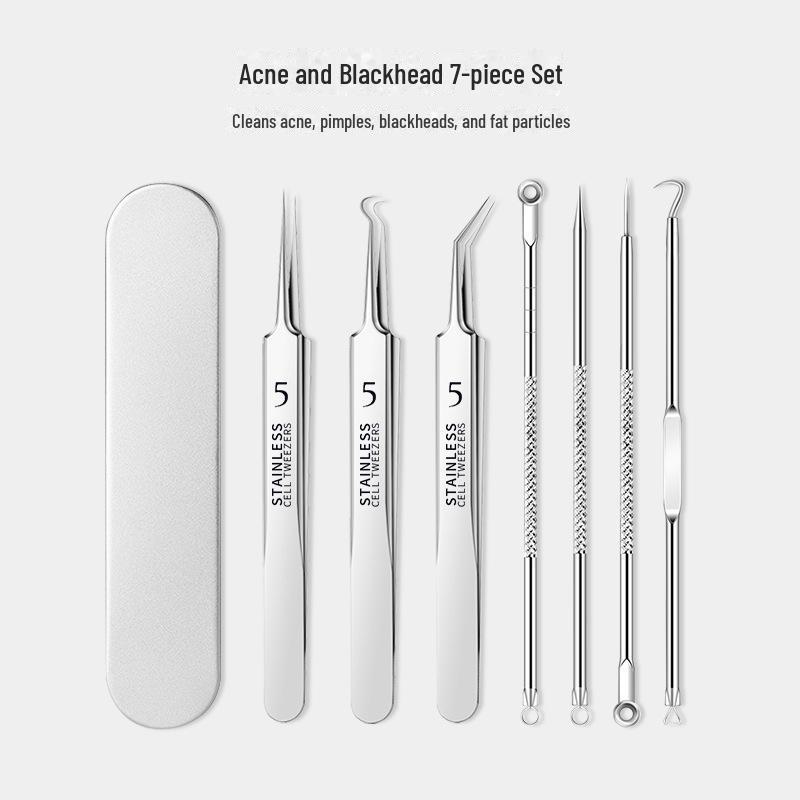 Набор ультратонких игл для лечения акне: Набор пинцетов и инструментов для удаления черных точек