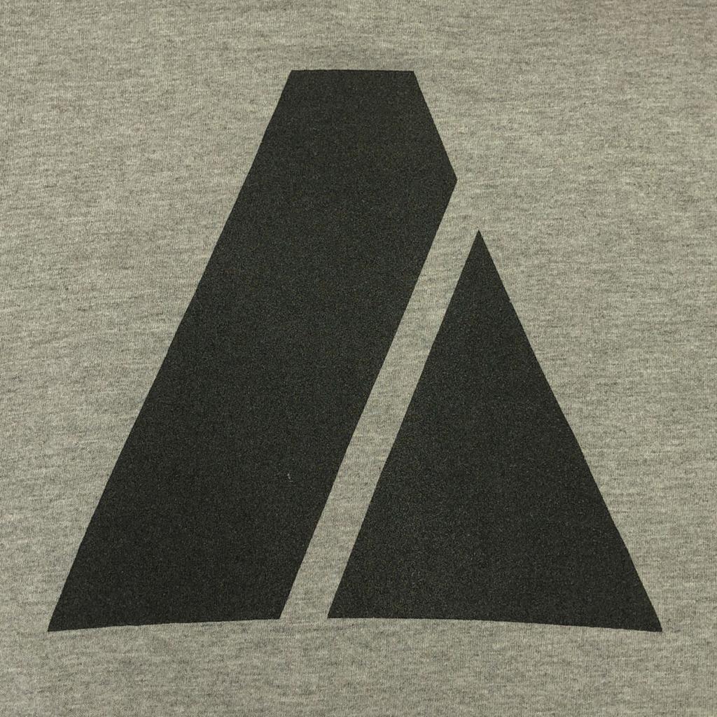 SOFFE ARMY Print Pattern Short Sleeve T-shirt M Gray Back Print Men's Used