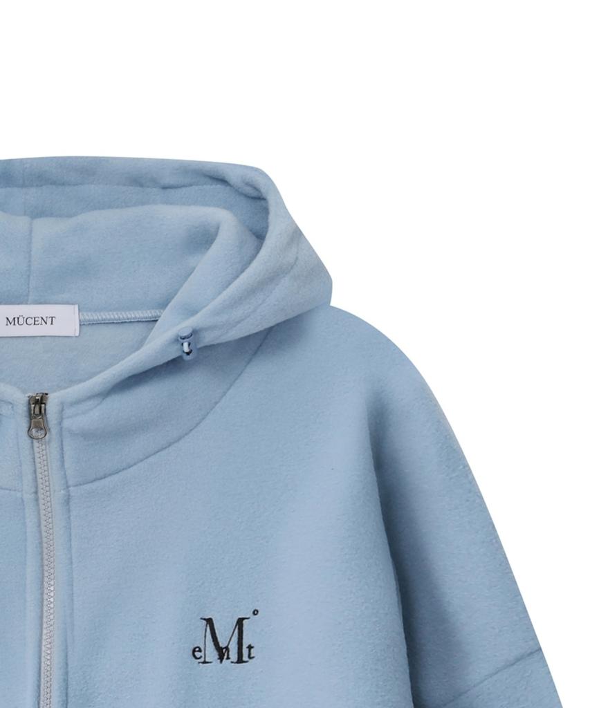 Mucent Snowing Fleece Two-Way Zip-Up Hoodie Unisex (3 Colors)