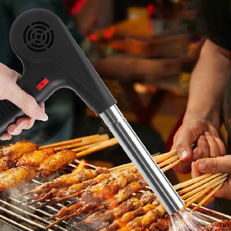 Маленький 5-вольтовый электрический вентилятор для BBQ с регулятором скорости, вентилятор для жарки на гриле, воздуходувка для кемпинга