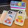 Strawberry bear three-eyed boy is suitable for Apple pm mobile phone case girls high value/transparent cartoon/