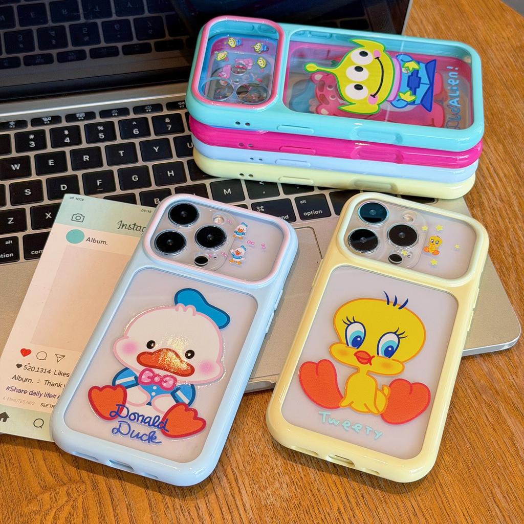 Strawberry bear three-eyed boy is suitable for Apple pm mobile phone case girls high value/transparent cartoon/