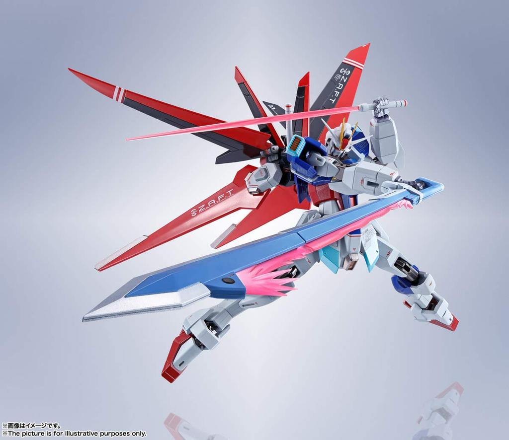 TAMASHII NATIONS METAL ROBOT Spirits Mobile Suit Gundam SEED DESTINY Force Impulse Gundam 140-мм окрашенная подвижная фигурка [БОКОВАЯ ЧАСТЬ] прибл.