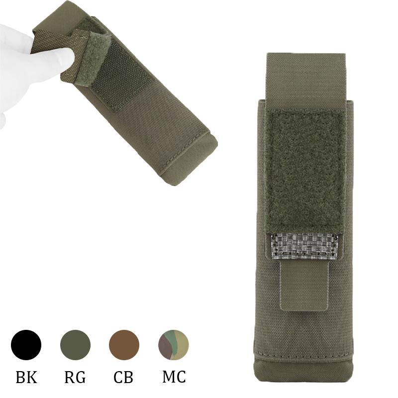 Hunting Outdoor Tool Organizer Flashlight Bag Flap Back MOLLE Webbing Miscellaneous Organizers
