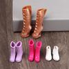 Plastic Female Fashion Doll Shoes Socks Accessories Long Knees Boots Hero Dolls Boot