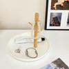 Creative Storage Tray Wooden Bathroom Shelf Miscellaneous Organizer Jewelry Hanging Rack  Candy
