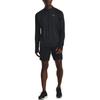 Under Armour Футболка с длинным рукавом для бега Iso-Chill Series, мужские топы, черная 1377877-001