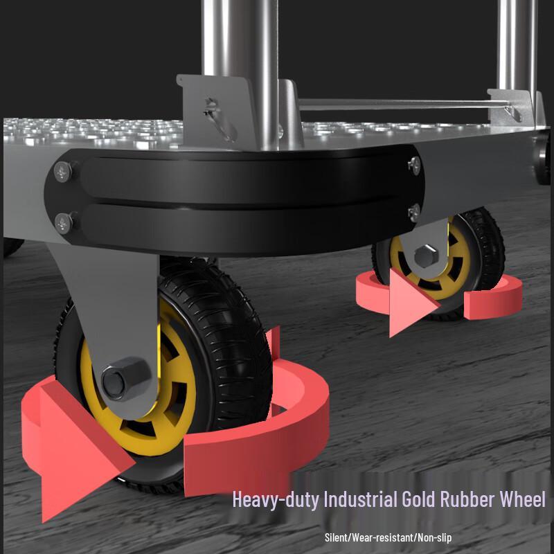 NingZhao Heavy-Duty Steel Plate Hand Truck