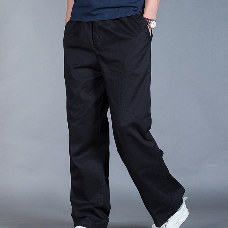 Мужские новые комбинезоны, свободные прямые летние повседневные брюки для тренировок на открытом воздухе, спортивные брюки из хлопка, удобные брюки