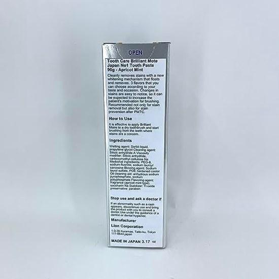 Lion Dental Materials Паста Dent Health Brilliant More Двойной Абрикос 90г Оранжевый