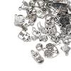 20g Flower Silver Plated Loose Tube Bead Spacer Beads For Jewelry Making Tube Charms DIY Bracelet Necklace Accessories