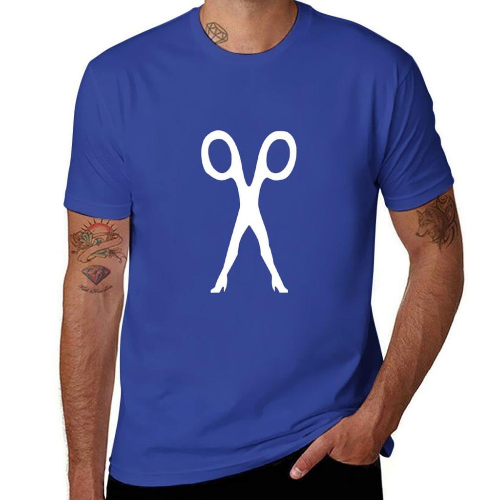 У группы Scissor Sisters есть логотип.. Футболка с графическим принтом, подарок для парня, быстросохнущая, роскошная, компрессионная футболка для мужчин.