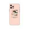 Розовая эстетика Эстетичный чехол для телефона для iphone 5 5s 2020se 6 6s 7 8 plus x 10 XR XS 11 12 13 mini pro MAX черная задняя крышка из ТПУ