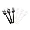 100Pcs Clear Transparent Forks For Party Sticks Picks Skewer Set Fruit Forks