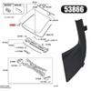 Car Front Windshield Wiper Cowl Cover Side Deflector for Toyota Prado 2010 2011 2012 2013 2014 2015 2016 2017 53867-60070/60090