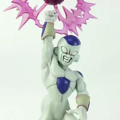 26CM Anime Dragon Ball Frieza Final Shape Freezer Combat Edition Action Figure Model Dolls Collections Toys Gifts PVC Round Sensory Compression Bouncy