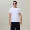 Shutan Cotton 3D Relief Round Neck Short-Sleeved T-Shirt