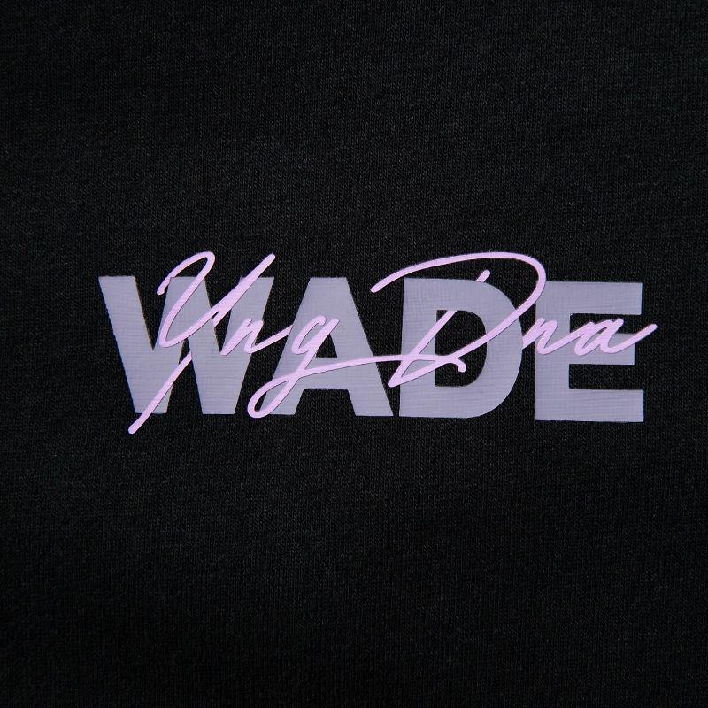 Li Ning X YNG Коллаборация Wow Серия Wade Флисовая Теплая Свободная С капюшоном Принт с буквами Худи Мужская Худи Черная AWDUH31-1