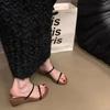Fashion High Sense French Small Sandals Super Fire High Heel Roman Sandals Wedge Heel Slippers Women's Summer Wear 2025 New