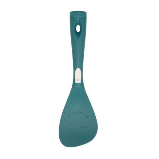 1 Set Anti-scald Cooking Utensils Non-stick Handle Silicone Cooking Spatula Spoon Set Cooking