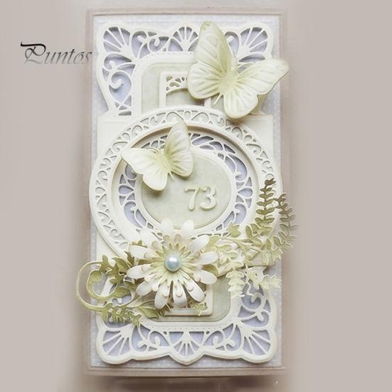 Circle Round Metal Cutting Dies DIY Scrapbooking Embossing Paper Cards Stencil