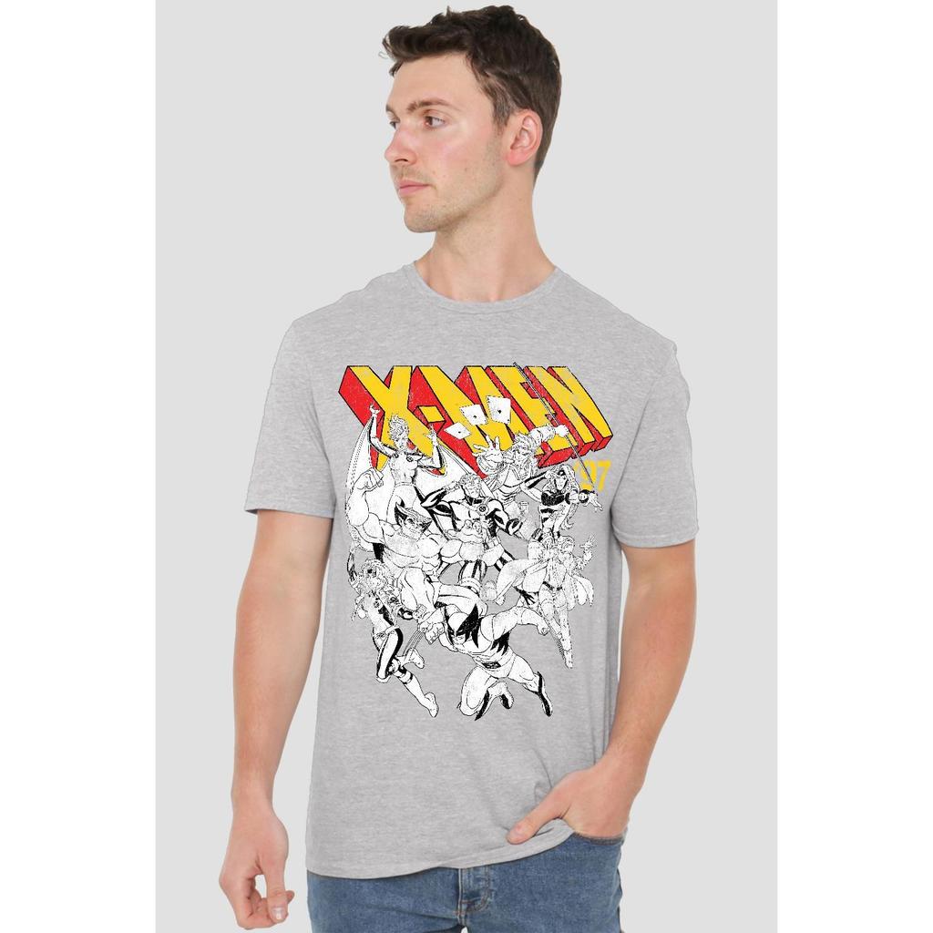 Marvel Mens X-Men Retro Team T-Shirt