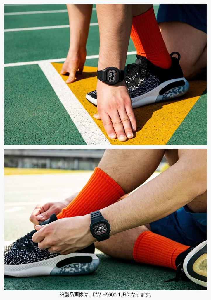 Часы G-SQUAD Монитор сердечного ритма с Bluetooth [Casio] G-Shock DW-H5600MB-1JR Мужские Черные