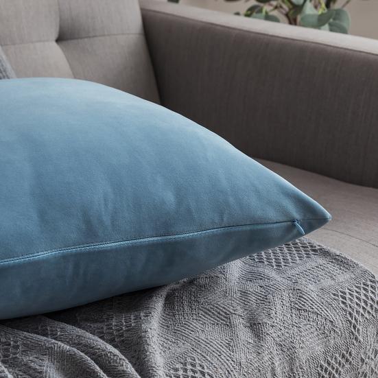 2 шт., высококачественные наволочки, против морщин, прочные, не выцветают, удобные, плюшевые, квадратные чехлы на подушки