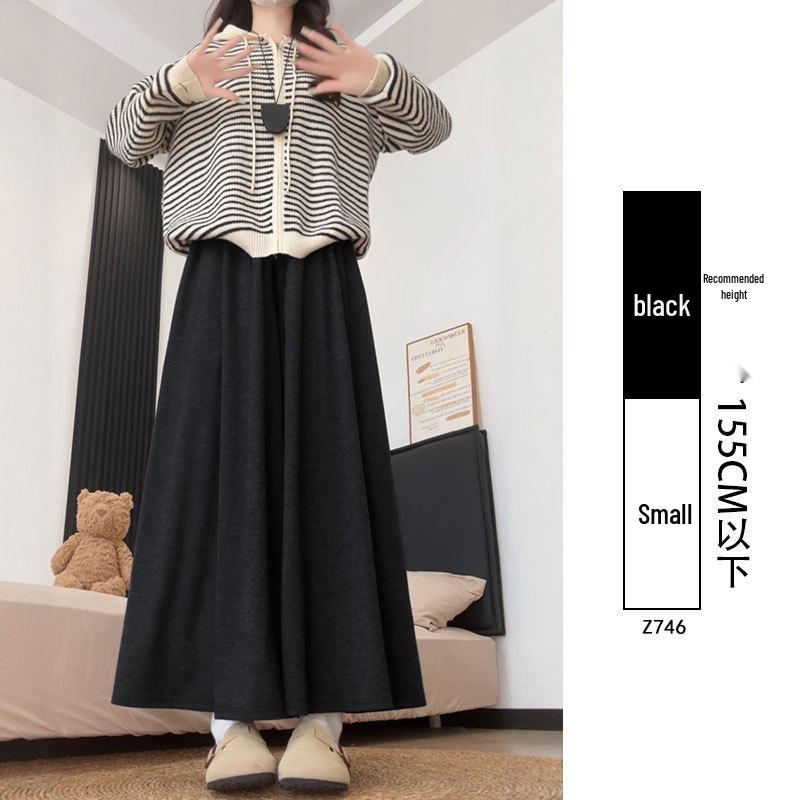 Абрикосовые кюлоты А-силуэта с высокой талией от Yamamoto для женщин, лето 2025: Слимминг, Повседневные, Маленький рост, Ленивые широкие брюки