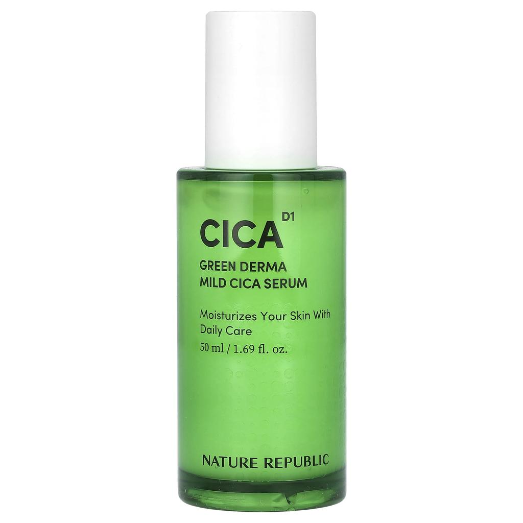 Cica D1, Green Derma Mild Cica Serum, 50Ml(1.69Fl Oz)