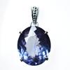 Natural Color Change Alex 32.70 Ct CERTIFIED 925 Sterling Silver Oval Pendant MY.PDS-334-NS