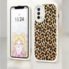 Slim Fashion Popular Tide Leopard Grain Leather Back Casing PU Leather Cover Phone Case for OPPO Reno Realme OnePlus