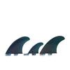 FCS II Power Twin Fin Set Plus Stabilizer - Black