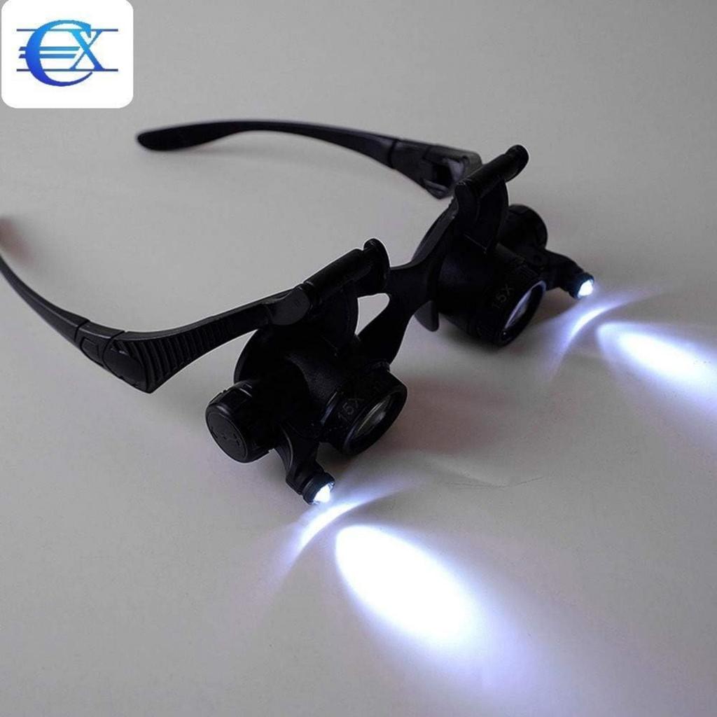 Magnifier Glasses | Adjustable Head Magnifying Glass | LED Magnifier Glasses | For Jewelry Box | Watch Repairing and Other Parts | Various Increases |