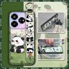 Silicone Wristband Phone Case For ZTE Blade V60 Design/Axon 60 Lite Protective Fashion Design Durable Phone Holder Panda