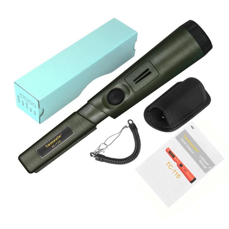Портативный металлоискатель TC-110 с указкой Pinpoint GP-pointer, ручной металлоискатель, позиционирующий стержневой детектор, водонепроницаемый по IP68