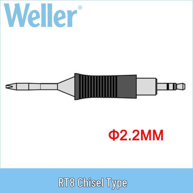 Паяльный наконечник WELLER RT 8, зубило 2,2 мм, для паяльного пистолета WMRP/WXMP