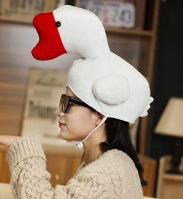 [DOKiDOKi] Шляпа Лебедь, Аист и Хохлатый ибис, Милая и Моэ, Косплей, Маска для трансформации, Головной убор, Плюшевый Кигуруми, Скетч, Хэллоуин, Утка, Птица, Лебедь