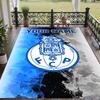 Custom Text Printed Rug FC Porto Non Slip Floor Carpet For Home Room Decor