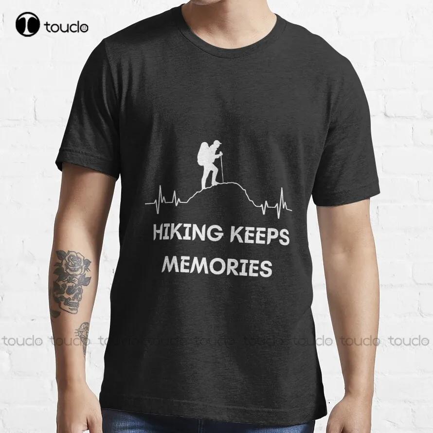 Hiking Keeps Memories Tshirt Oversized Tshirt Tee T Shirts Custom Unisex Tee Digital Printing Harajuku Streetwear New Popular